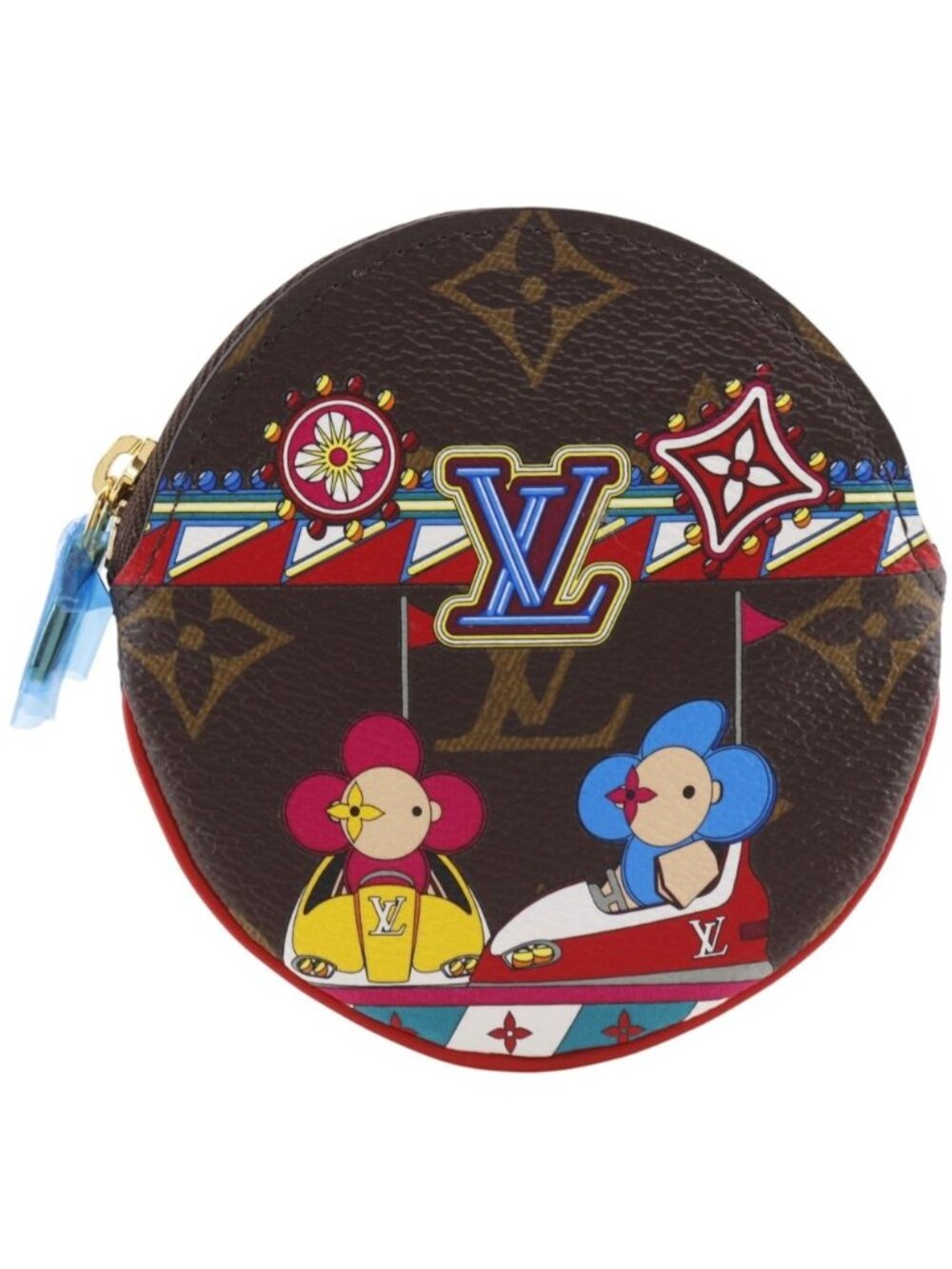 Louis Vuitton Porte Monnaie Rond Vivienne Limited Edition Monogram Canvas Brown